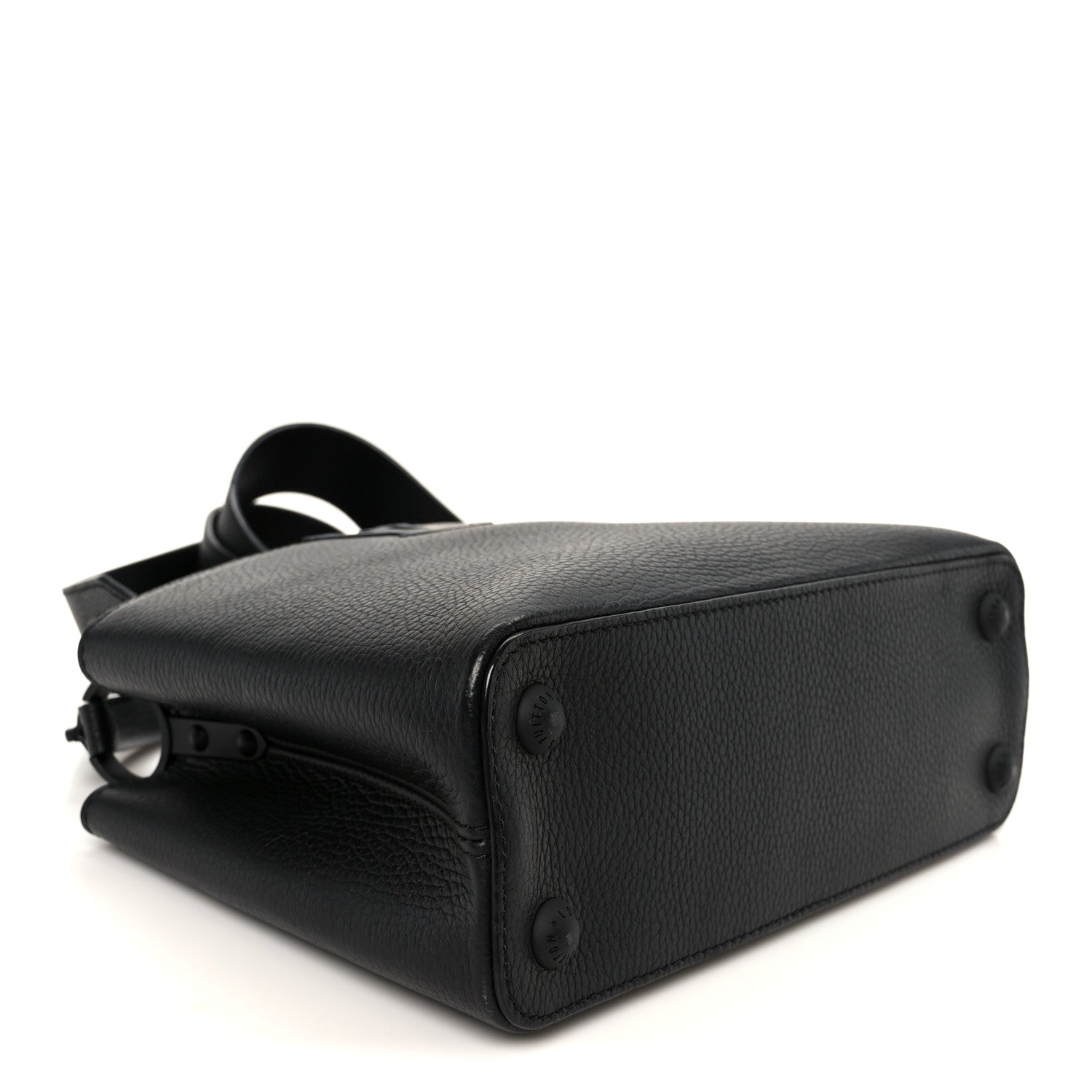 Louis Vuitton Taurillon Capucines BB Matte Black