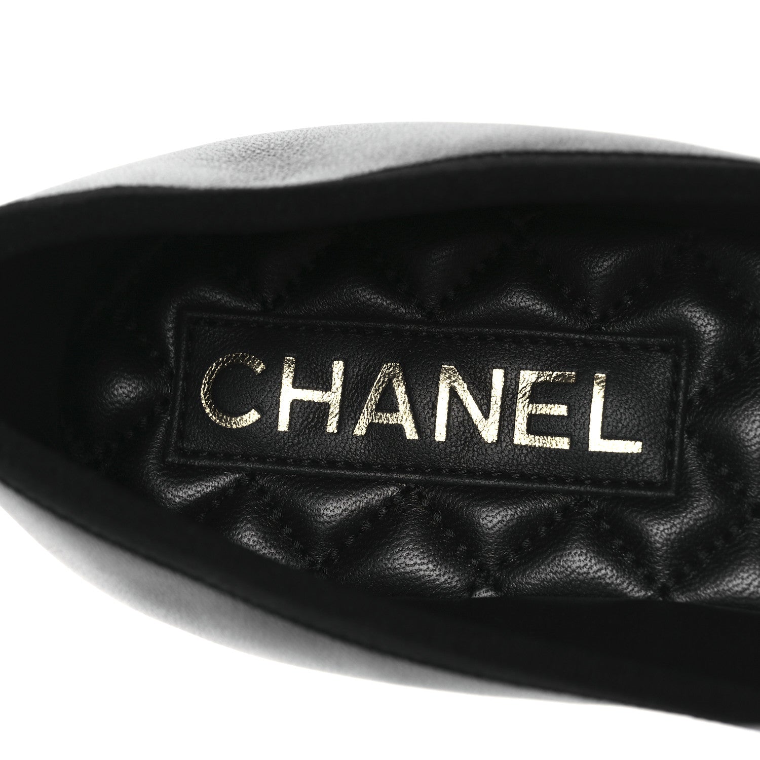 Lambskin Mary Jane Flats 37.5 Black
