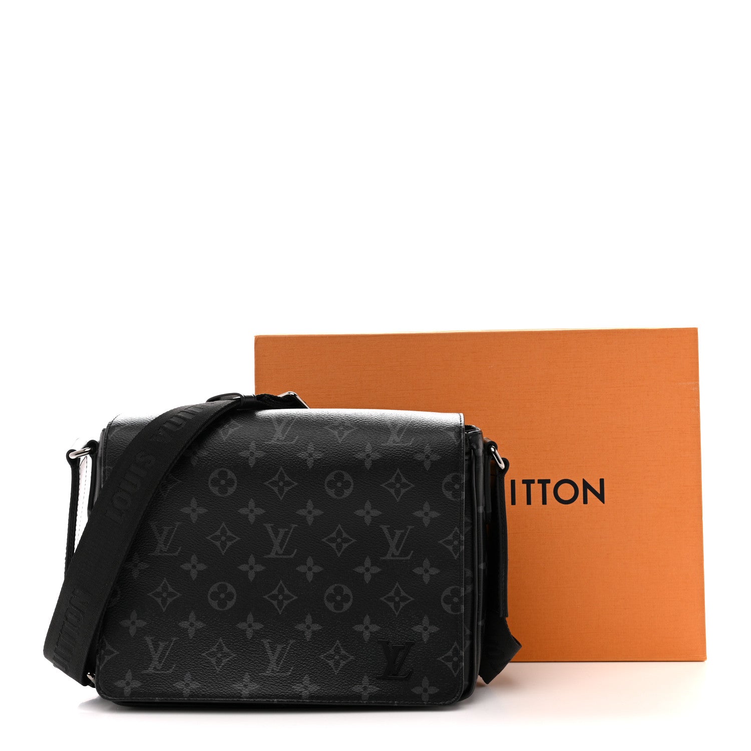 Louis Vuitton Monogram Eclipse District PM Black