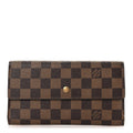 Louis Vuitton Damier Ebene Porte Tresor International Wallet