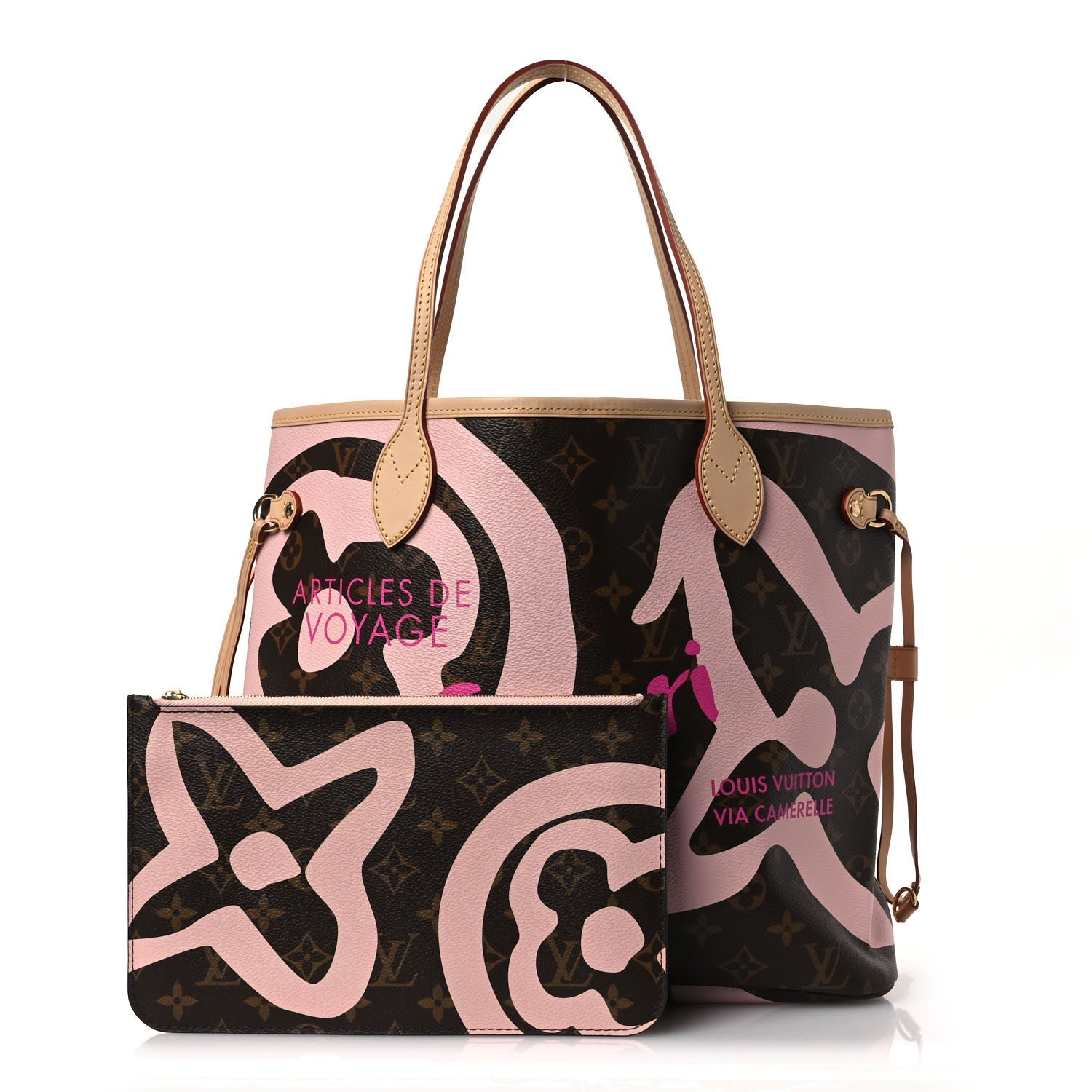 Louis Vuitton Monogram Tahitienne Capri Neverfull MM