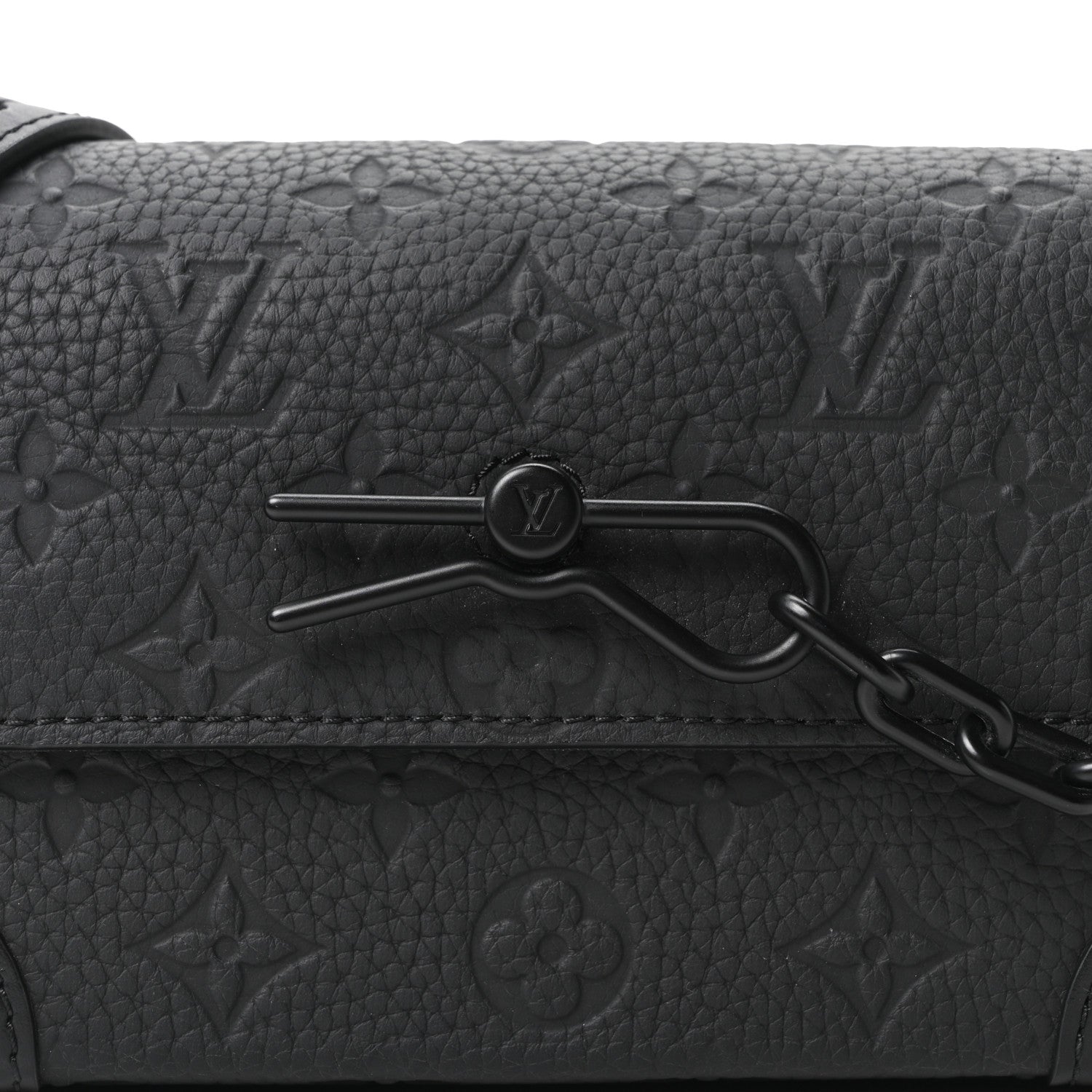 Louis Vuitton Taurillon Monogram Steamer Wearable Wallet Black