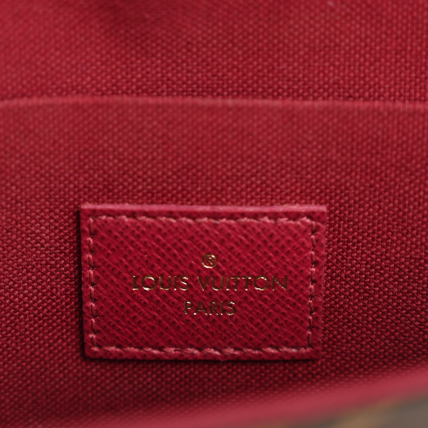 Louis Vuitton Monogram Pochette Felicie Chain Wallet Fuchsia