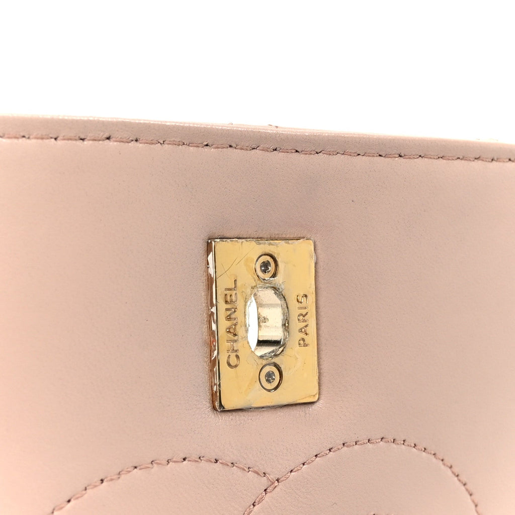 Chanel Lambskin Quilted Small Trendy CC Flap Dual Handle Bag Light Pink