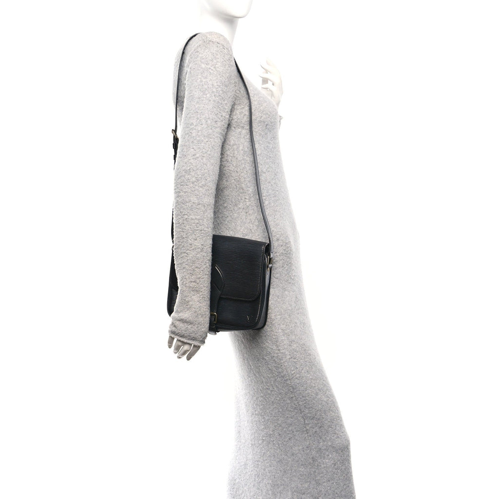 Louis Vuitton Epi Cartouchiere 22 Black