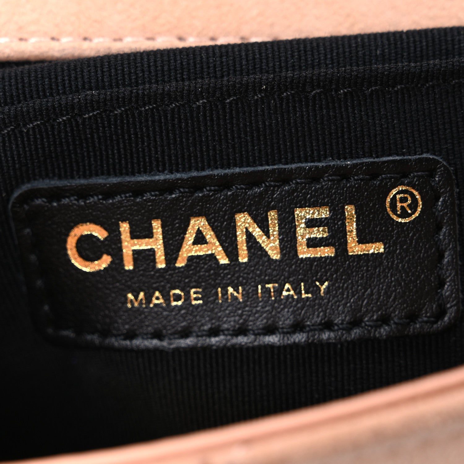 Chanel Suede Calfskin Braided Mini My Own Frame Flap Beige
