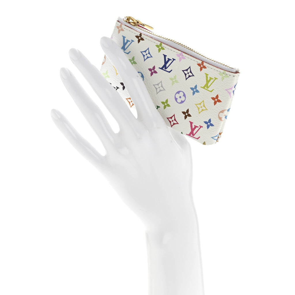 Louis Vuitton LV X TM Monogram Multicolor Key Pouch White