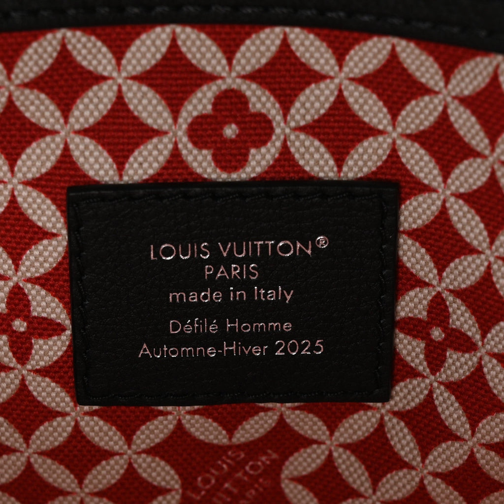 Louis Vuitton Cowhide Damier LV Dynasty Keepall Bandouliere 50 White Black