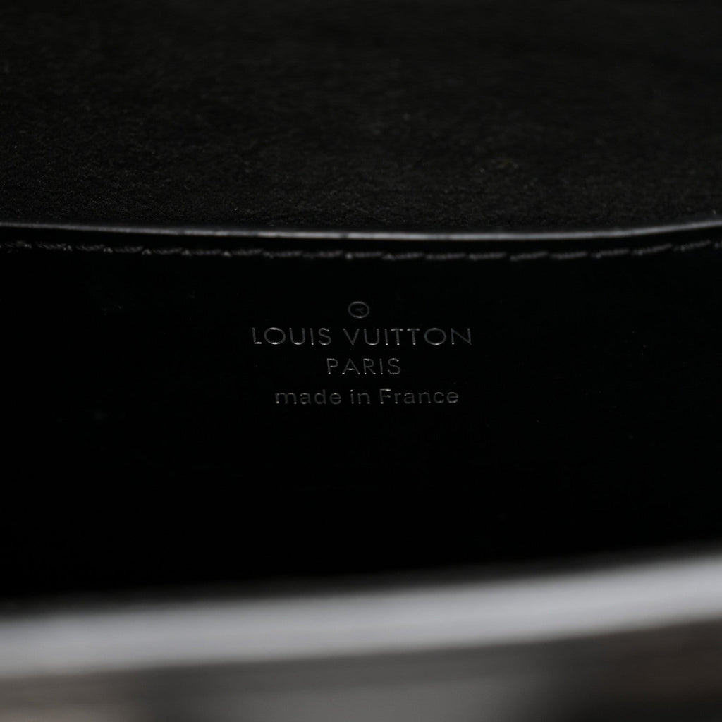Louis Vuitton Epi Monogram Spaceship Embossed Twist Shoulder Bag PM Black
