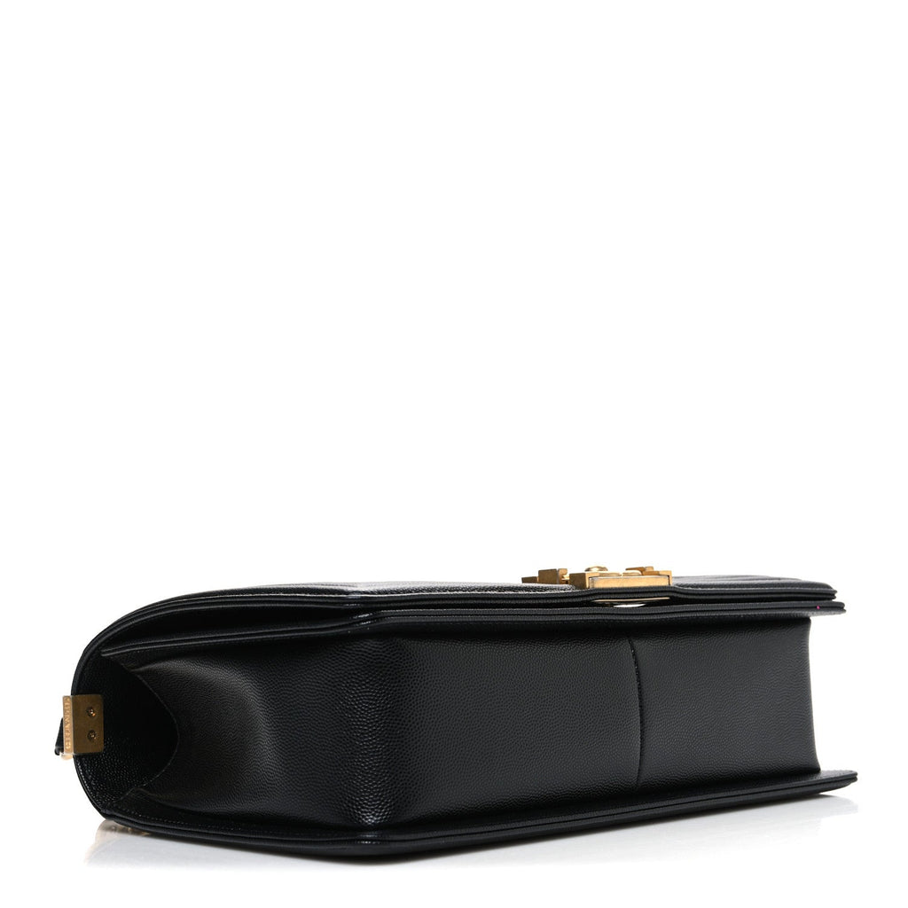 Chanel Caviar Quilted New Medium Boy Flap Black