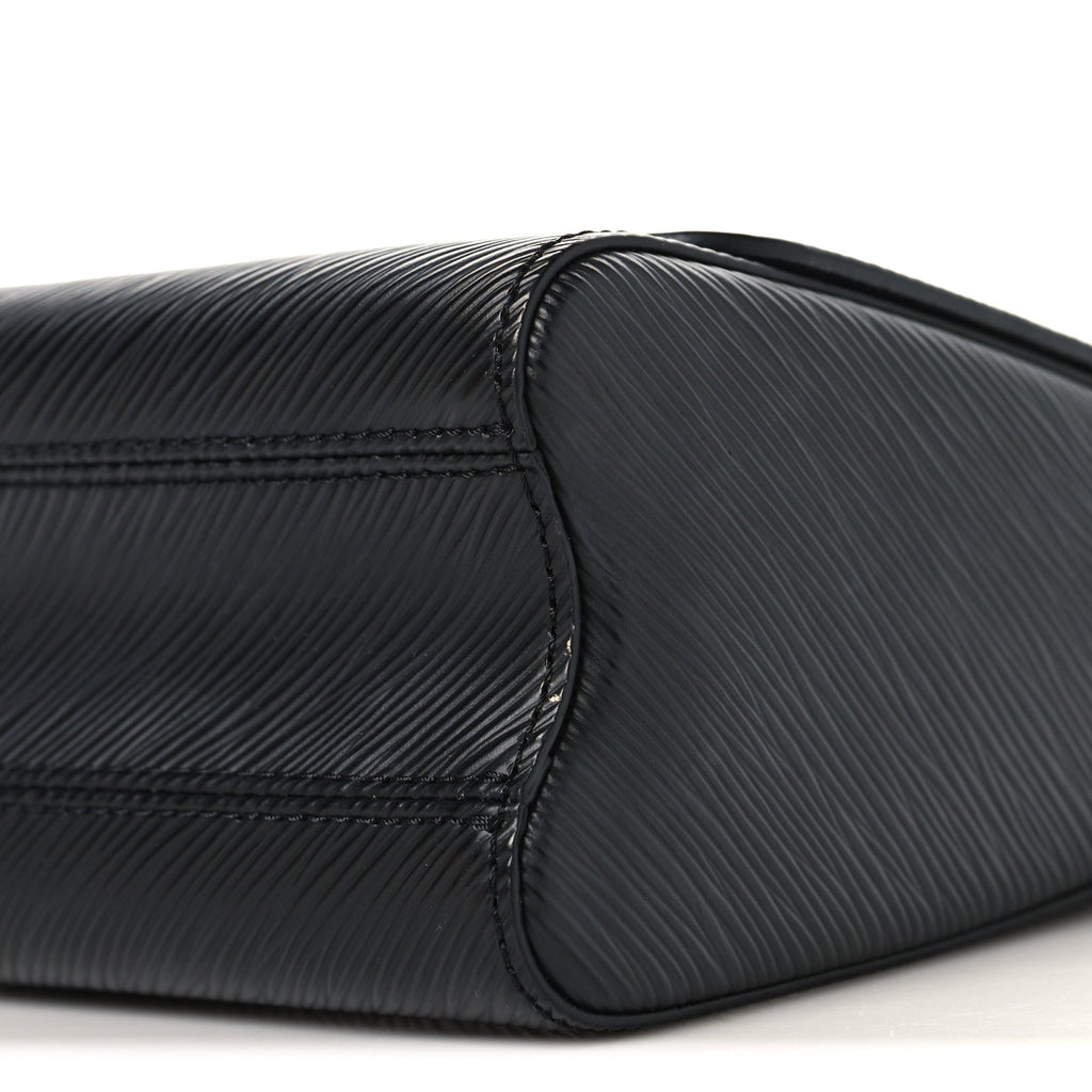 Louis Vuitton Epi Flowers Twist Shoulder Bag MM  Black