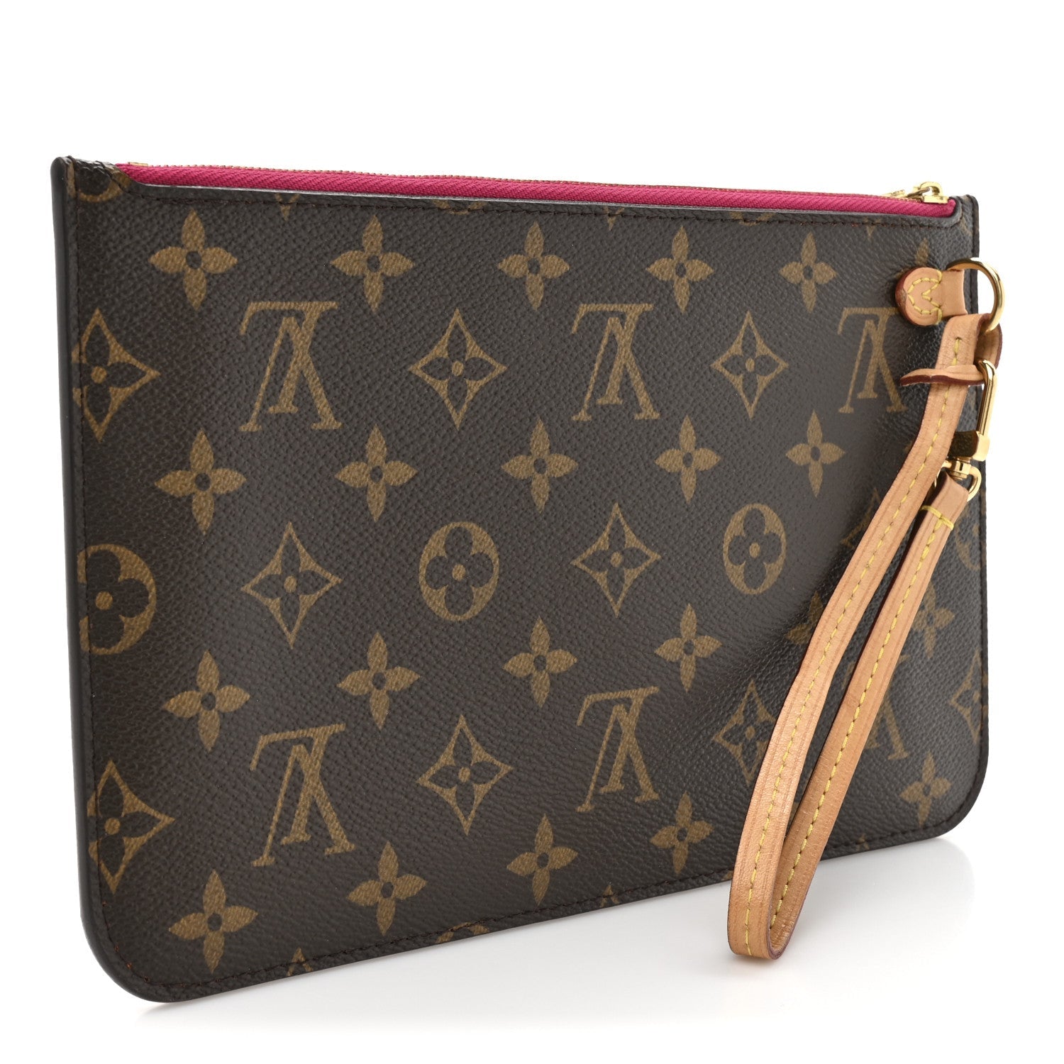 Louis Vuitton Monogram Neverfull MM GM Pochette Pivoine