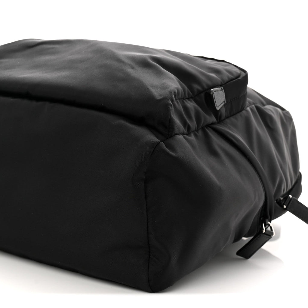 Prada Re-Nylon Saffiano Zip Backpack Black