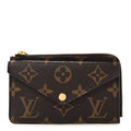 Louis Vuitton Monogram Recto Verso Card Holder Black