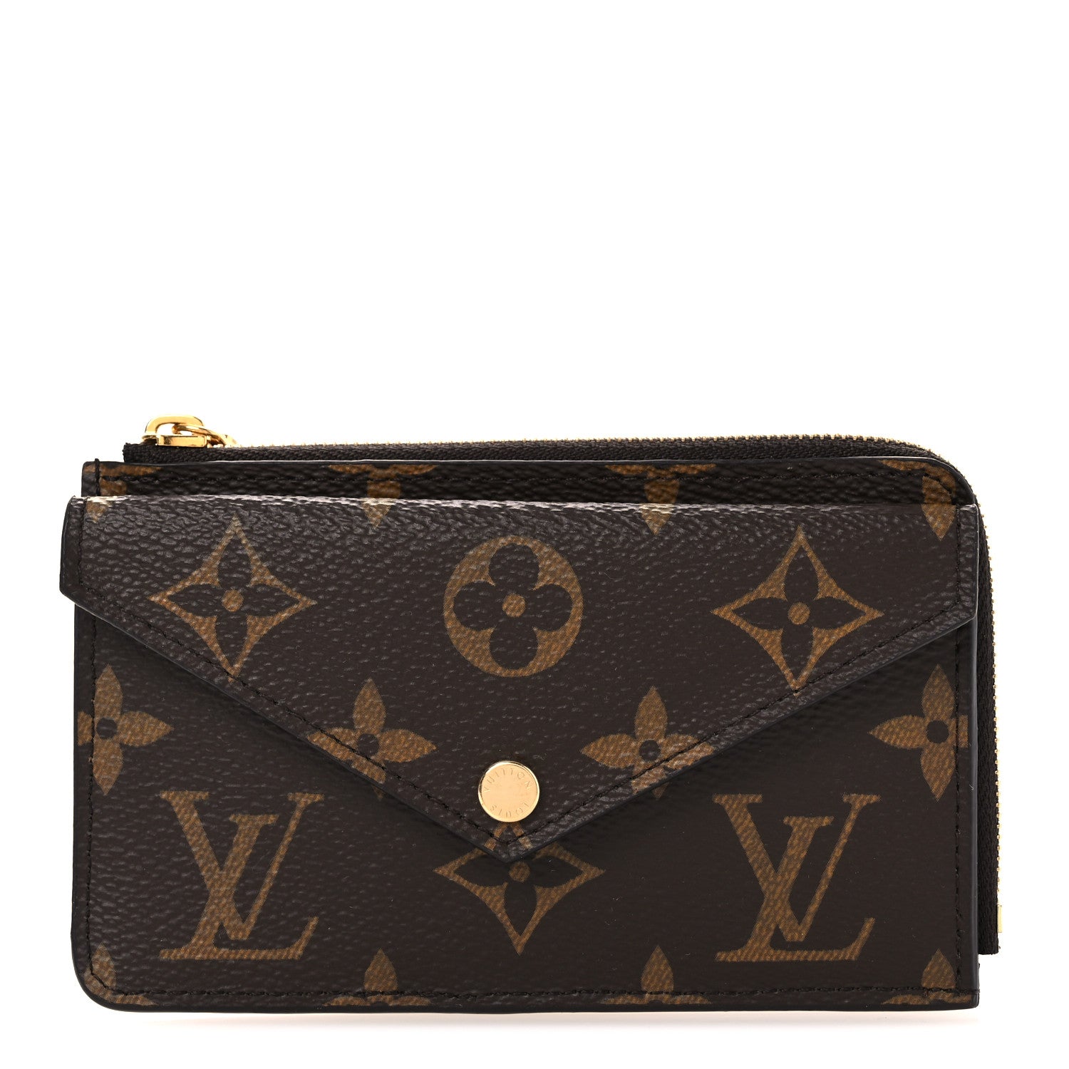 Louis Vuitton Monogram Recto Verso Card Holder Black