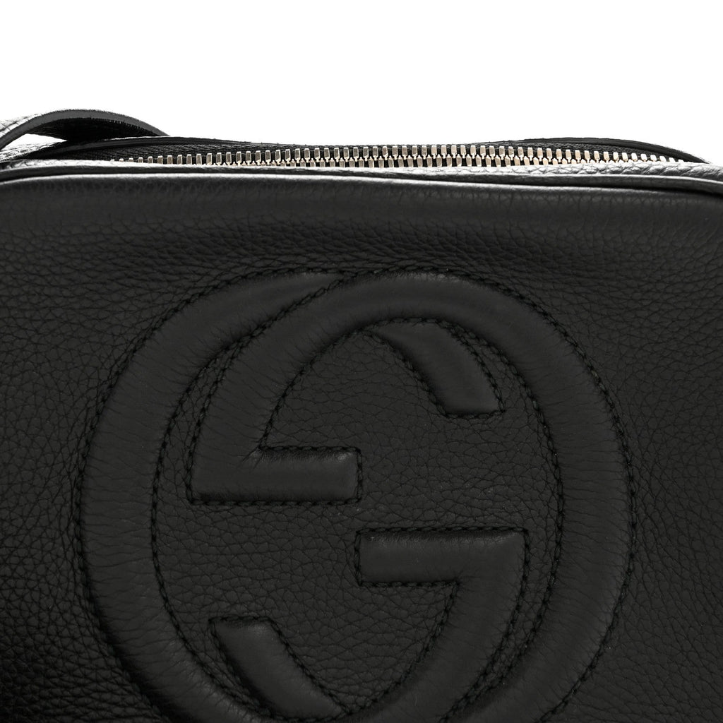 Gucci Pebbled Calfskin Small Soho Disco Bag Black