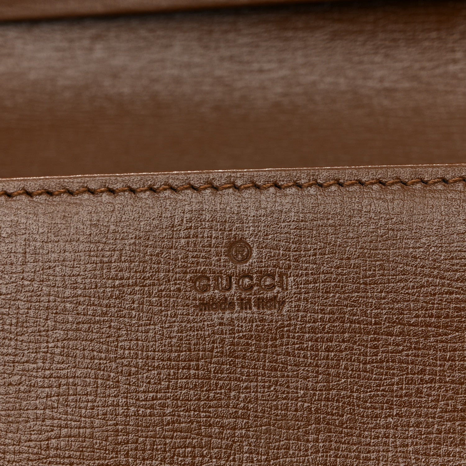 Gucci GG Supreme Monogram Azalea Calfskin Horsebit 1955 Wallet On Chain Beige Ebony Brown Sugar