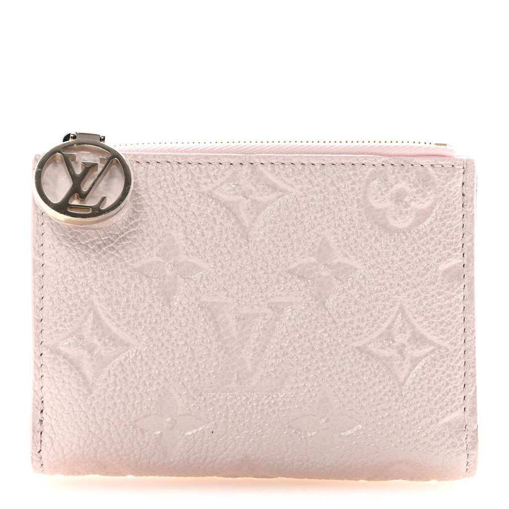 Louis Vuitton Empreinte Monogram Flower Lisa Wallet Snowy Pearl
