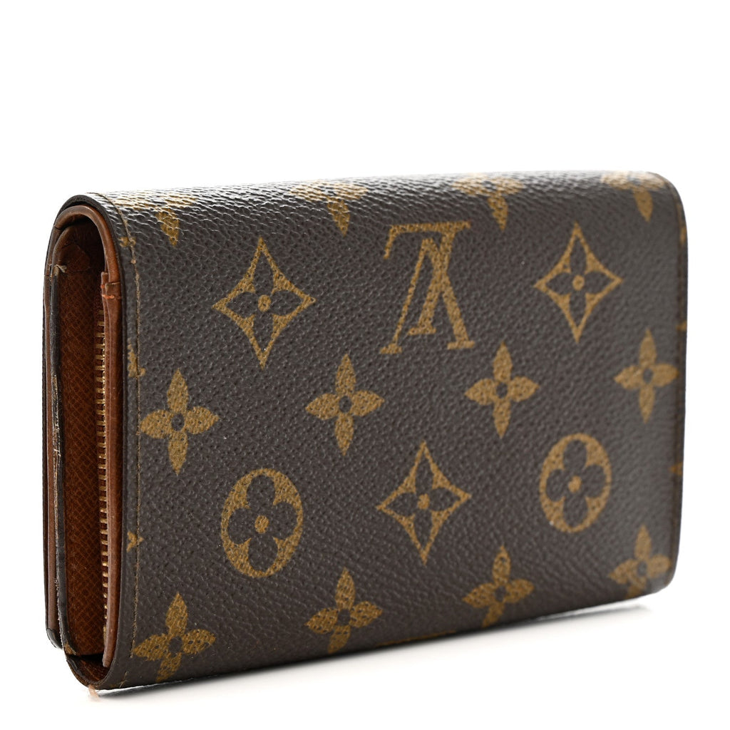 Louis Vuitton Monogram Porte-Monnaie Tresor Wallet