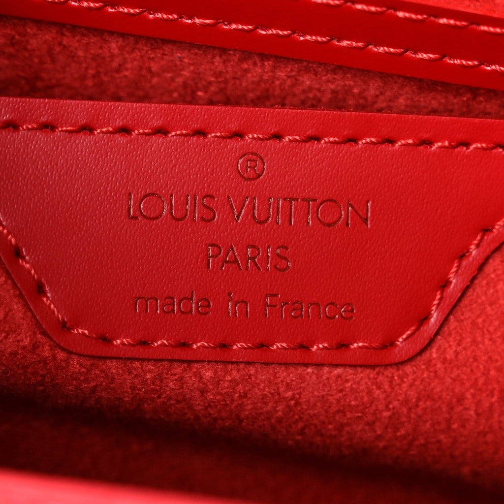 Louis Vuitton Epi Soufflot Castillan Red