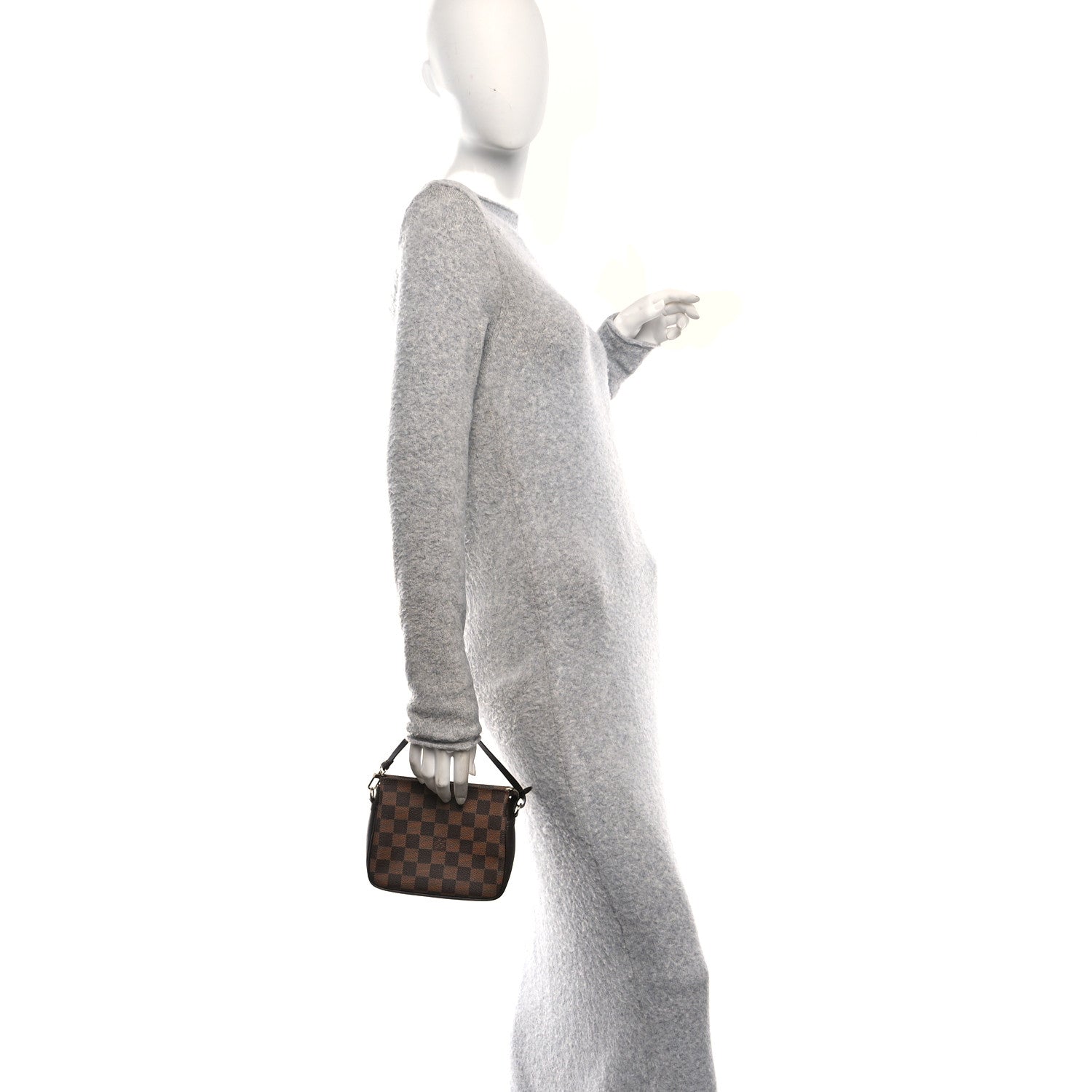 Louis Vuitton Damier Ebene Trousse Make Up Bag Pochette