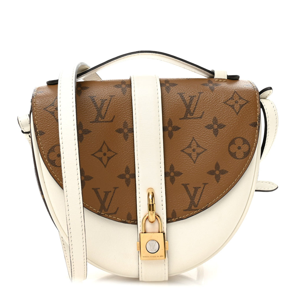 Louis Vuitton Reverse Monogram Chantilly Lock White