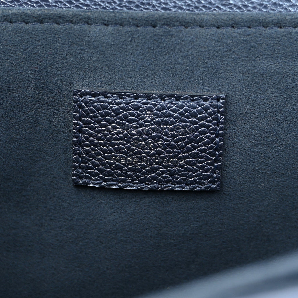 Louis Vuitton Metallic Empreinte Monogram Giant Pochette Metis Navy Nacre