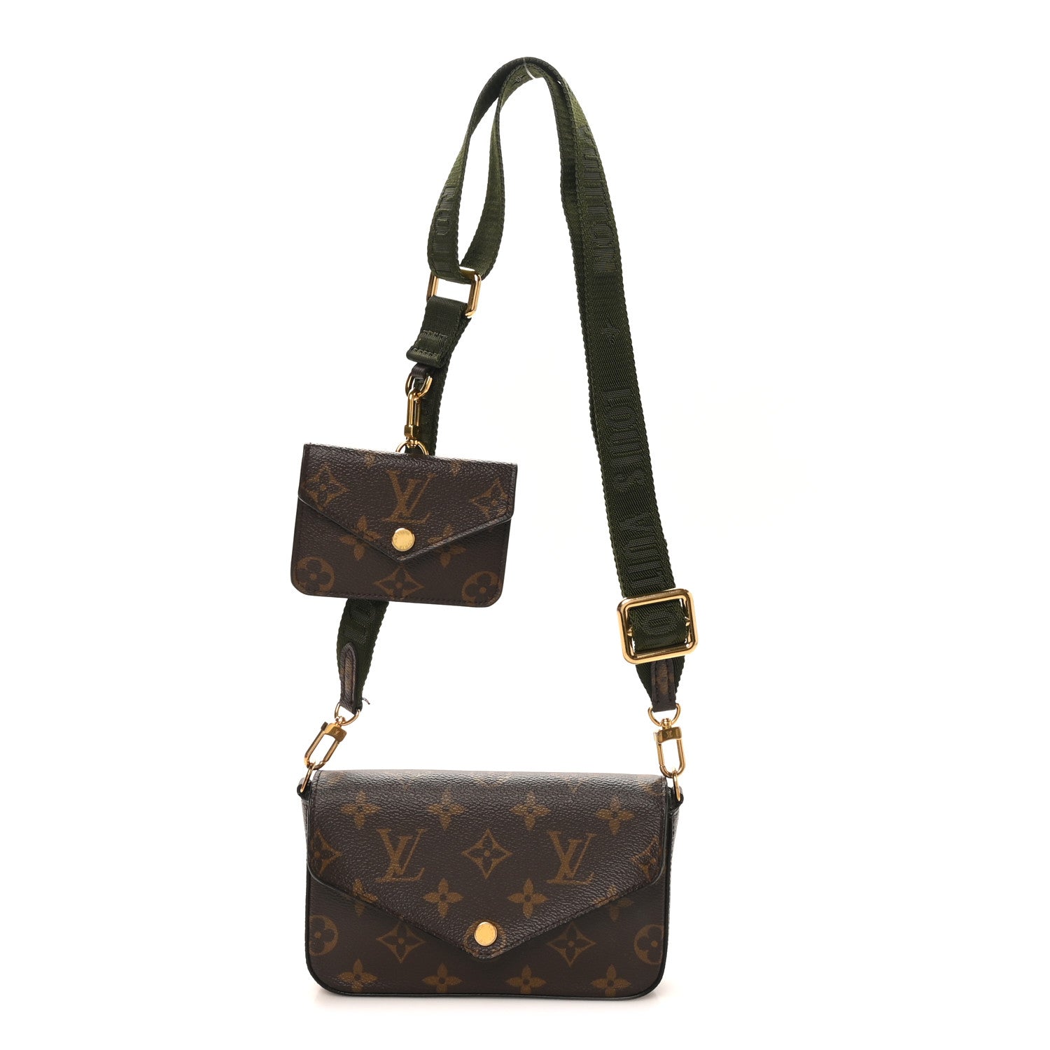 Louis Vuitton Monogram Felicie Strap & Go Kaki