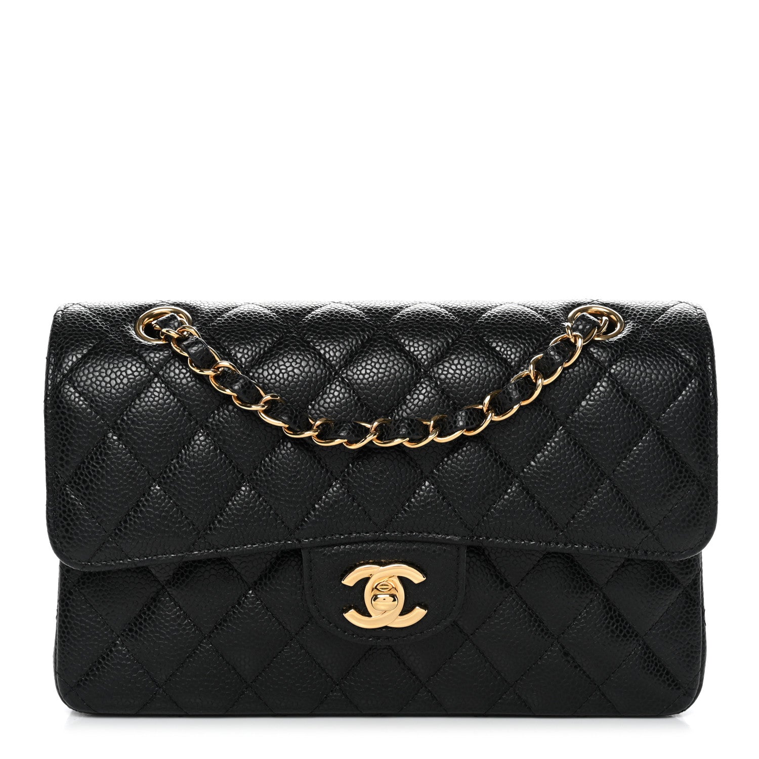Chanel Caviar Quilted Small Double Flap Black