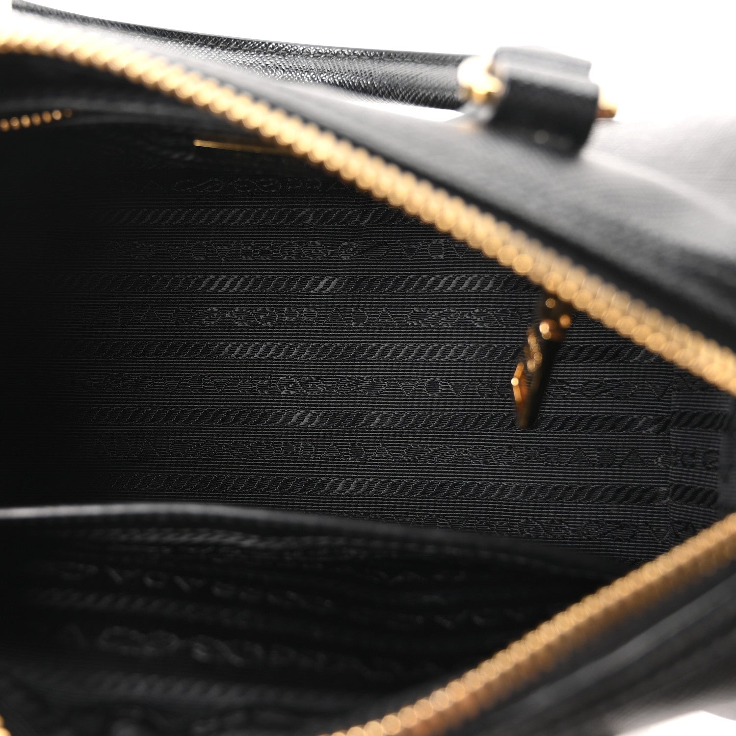 Prada Saffiano Lux Mini Boston Crossbody Bag Black