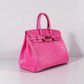 Hermes Birkin 35cm Ostrich Leather Bag Rose Gold