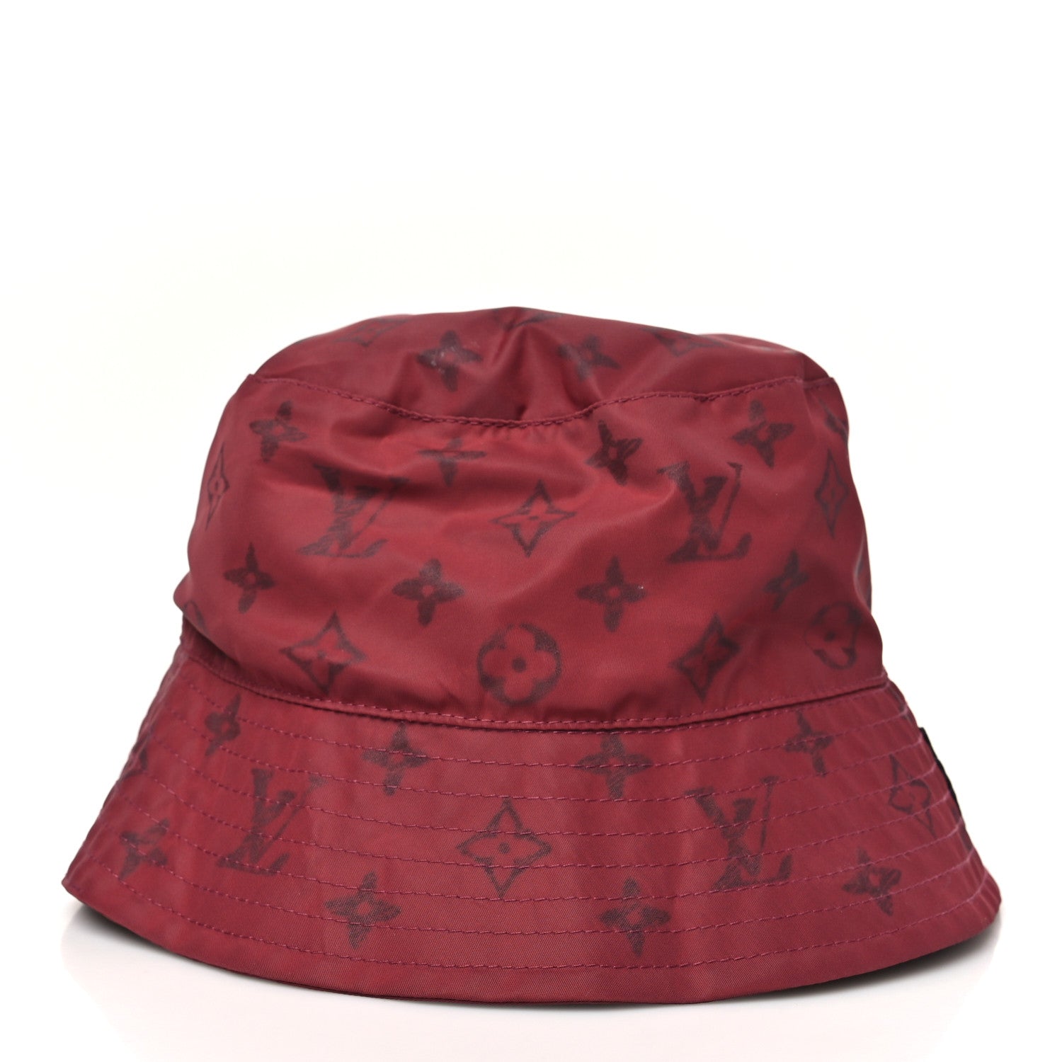 Louis Vuitton LV X Grace Coddington Polymade Monogram Pocket Bucket Hat M Raspberry