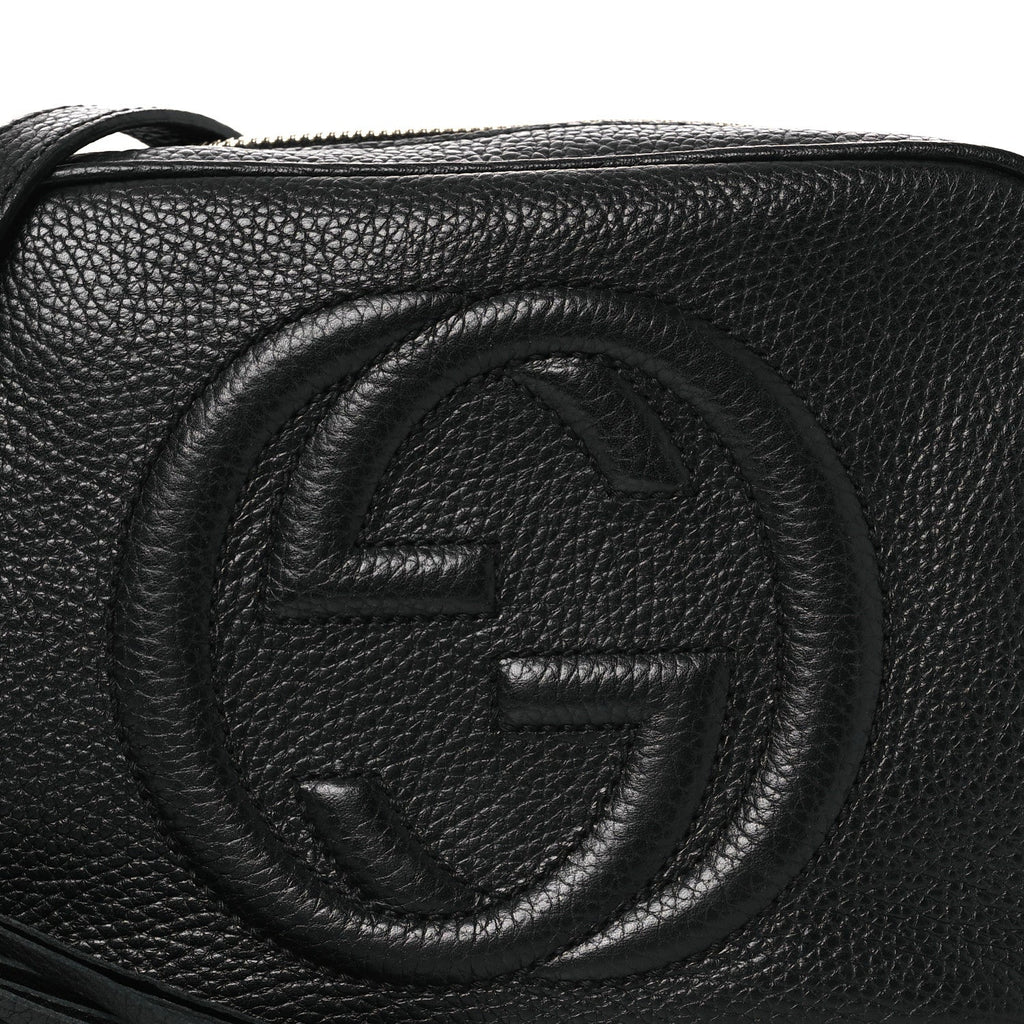 Gucci Pebbled Calfskin Small Soho Disco Bag Black