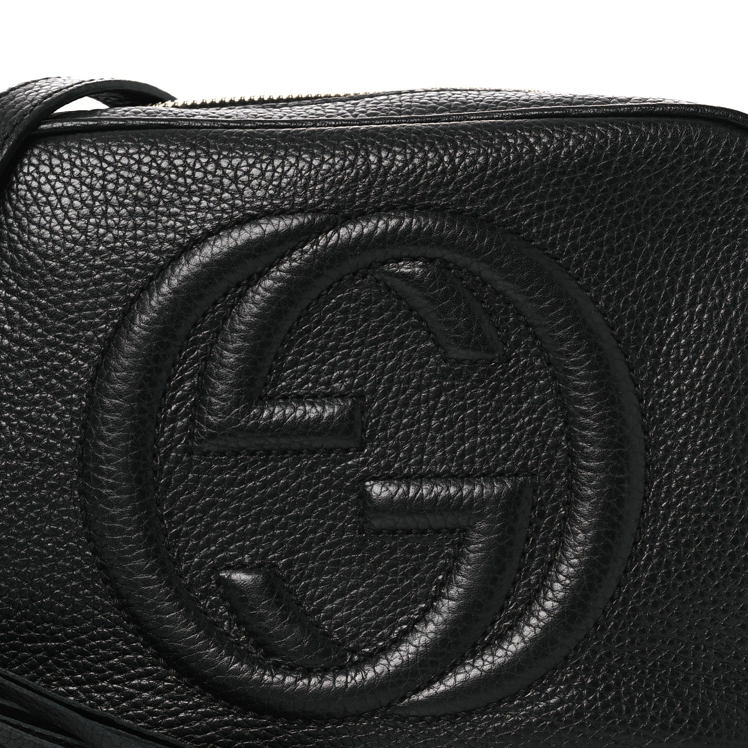 Gucci Pebbled Calfskin Small Soho Disco Bag Black