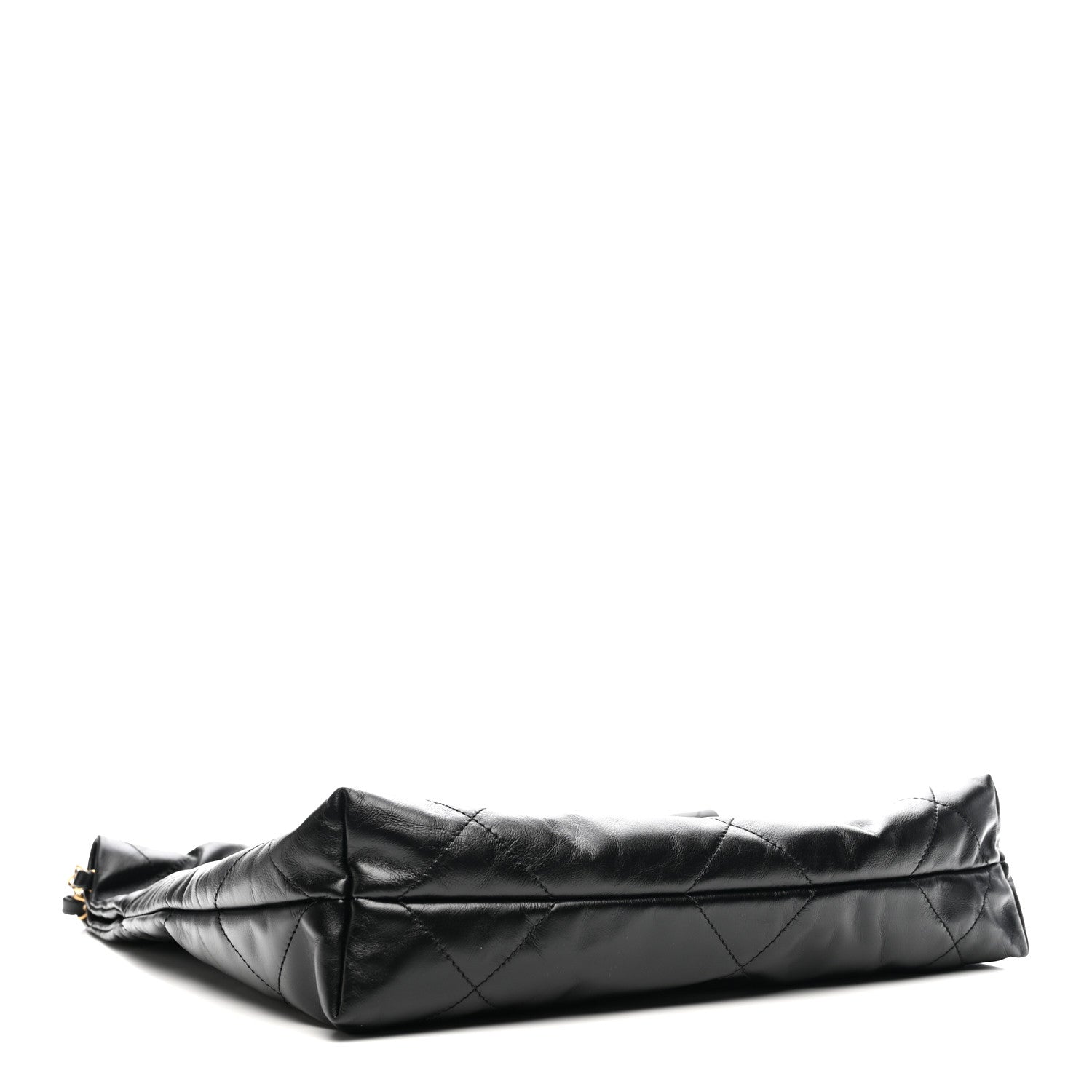 Chanel Shiny Calfskin Quilted Small Chanel 22 Black