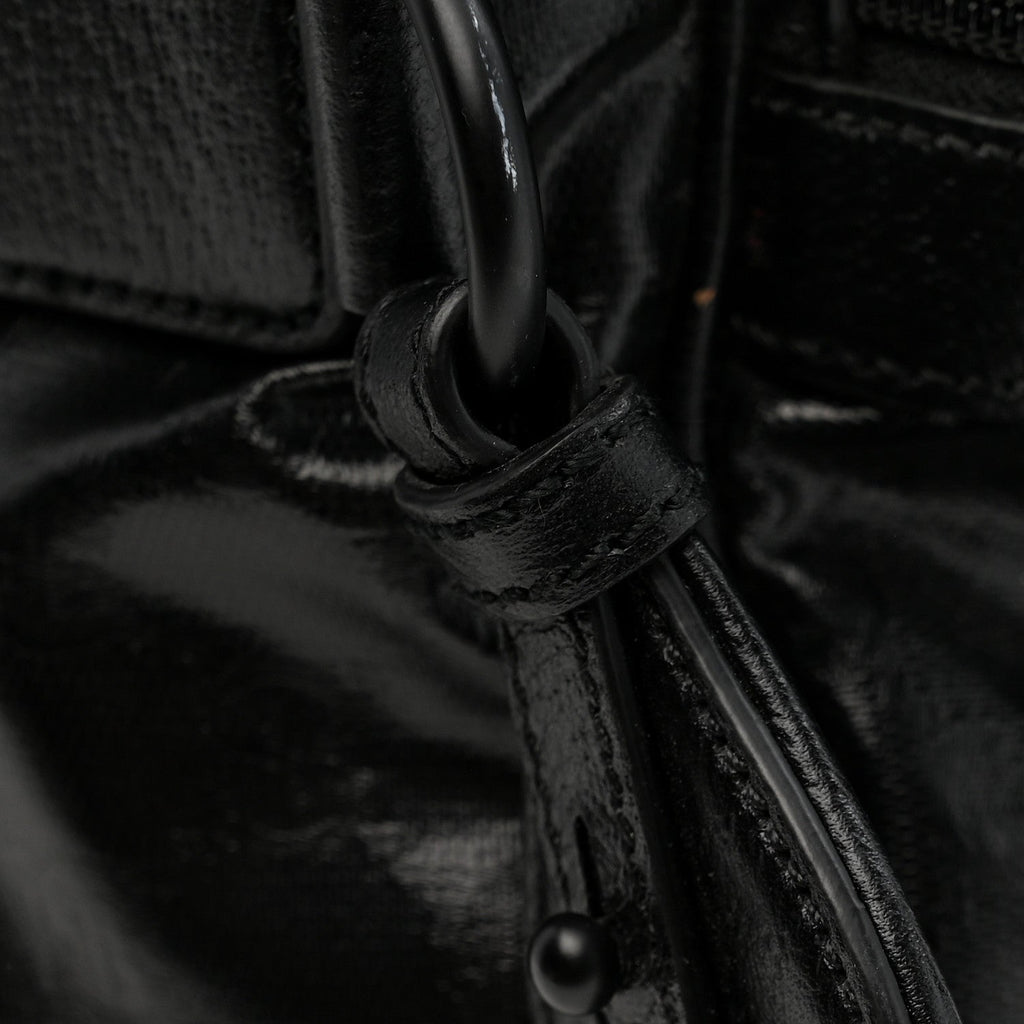 Gucci Crystal Monogram Web Large Duffle Bag Black