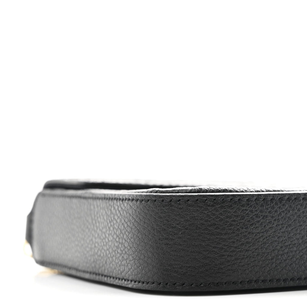 Louis Vuitton Empreinte Pochette Felicie Chain Wallet Black