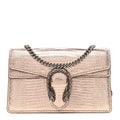 Gucci Metallic Lizard Super Mini Dionysus Bag Rame