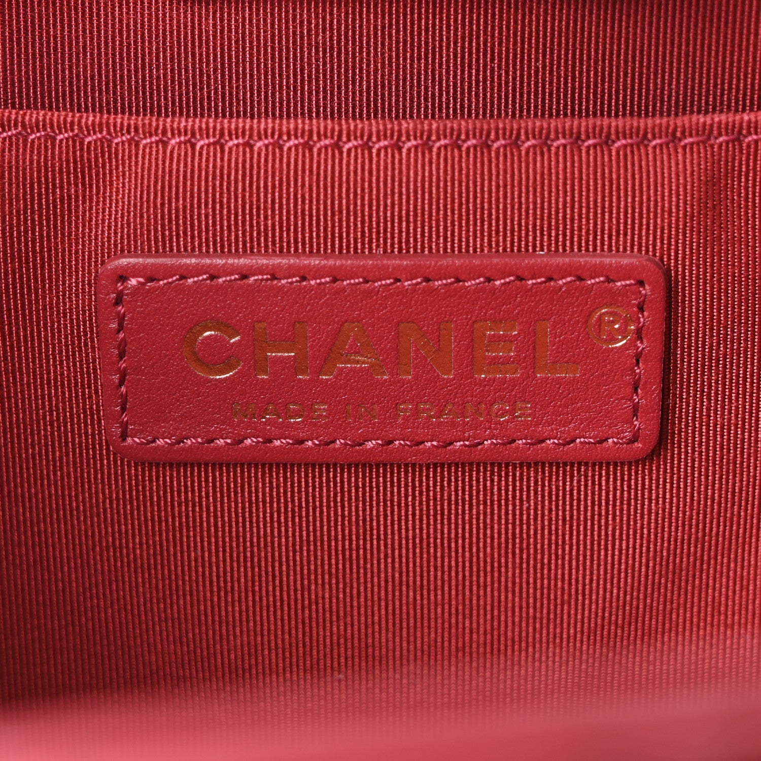 Chanel Calfskin Quilted Small CC Chain Accordion Tote Red