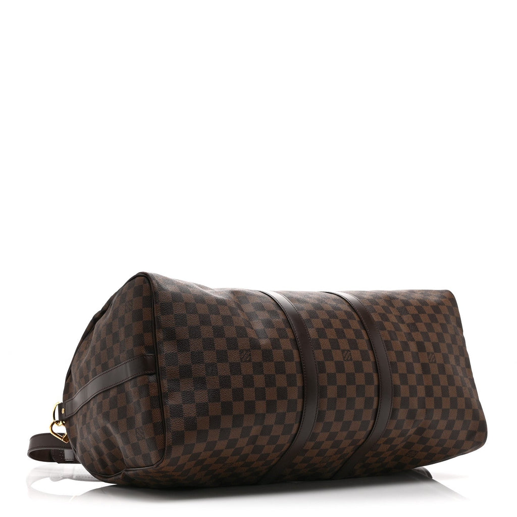 Louis Vuitton Damier Ebene Keepall Bandouliere 55