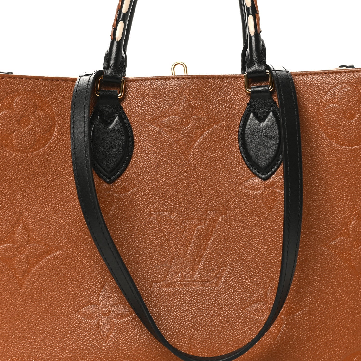 Louis Vuitton Empreinte Monogram Giant Wild At Heart Onthego MM Caramel