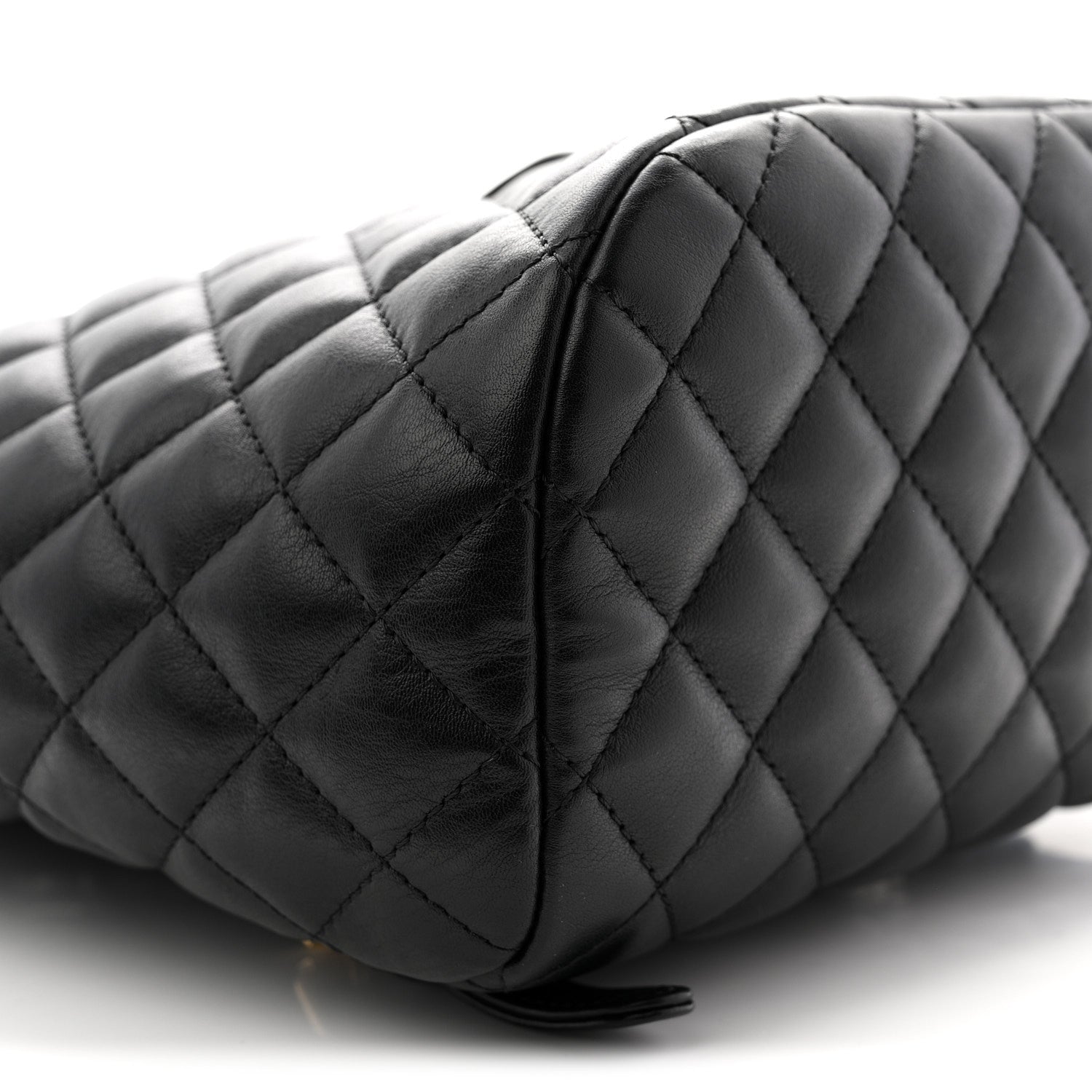 Chanel Lambskin Quilted Small Urban Spirit Backpack Black