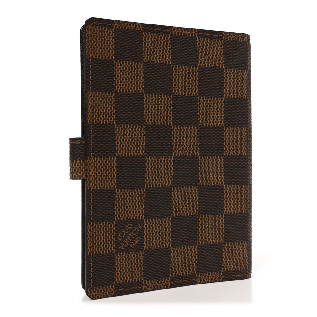Louis Vuitton Damier Ebene Small Ring Agenda Cover