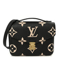 Louis Vuitton Empreinte Monogram Giant Pochette Metis Black Beige