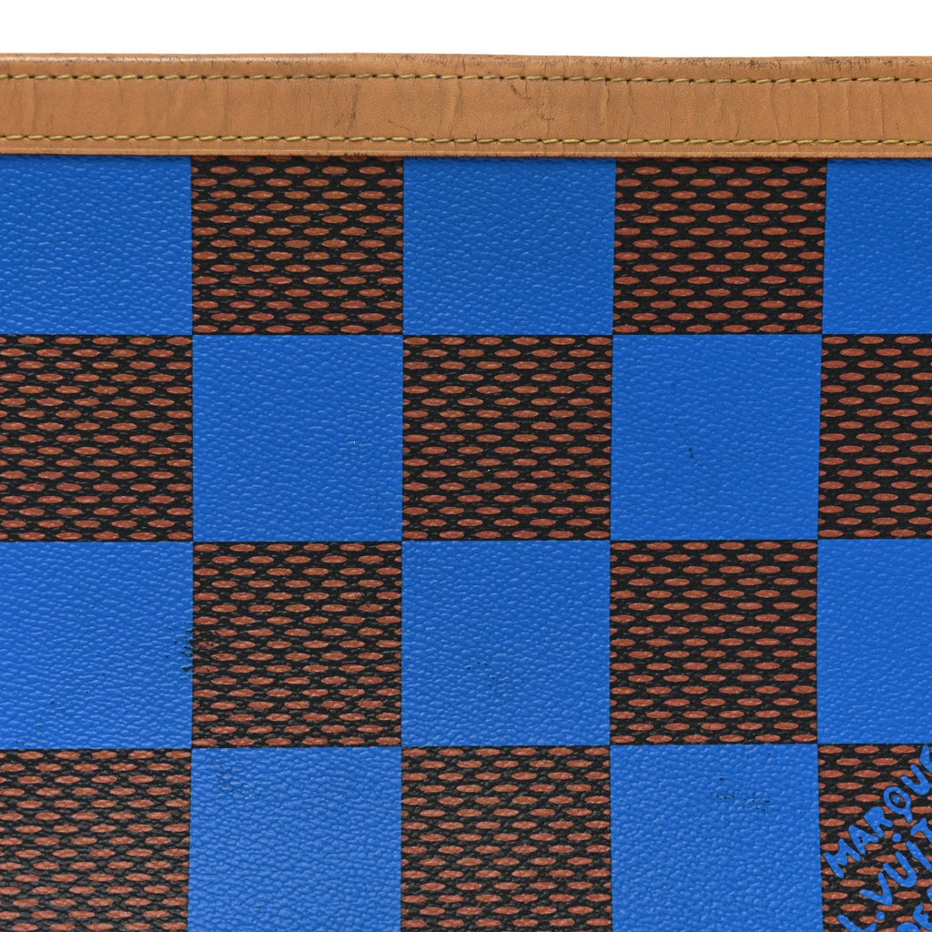 Louis Vuitton Damier Pop Pochette Voyage MM Blue