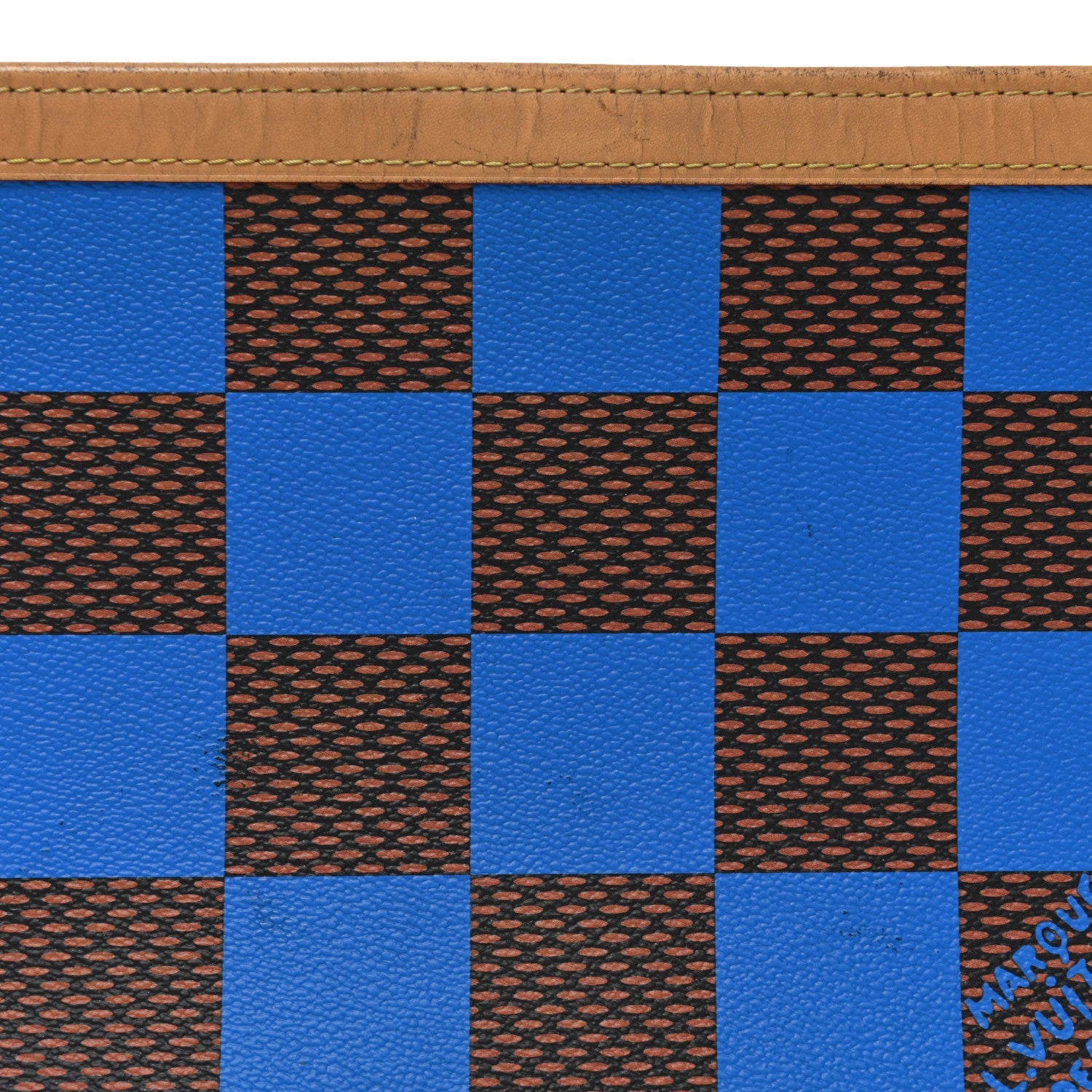 Louis Vuitton Damier Pop Pochette Voyage MM Blue