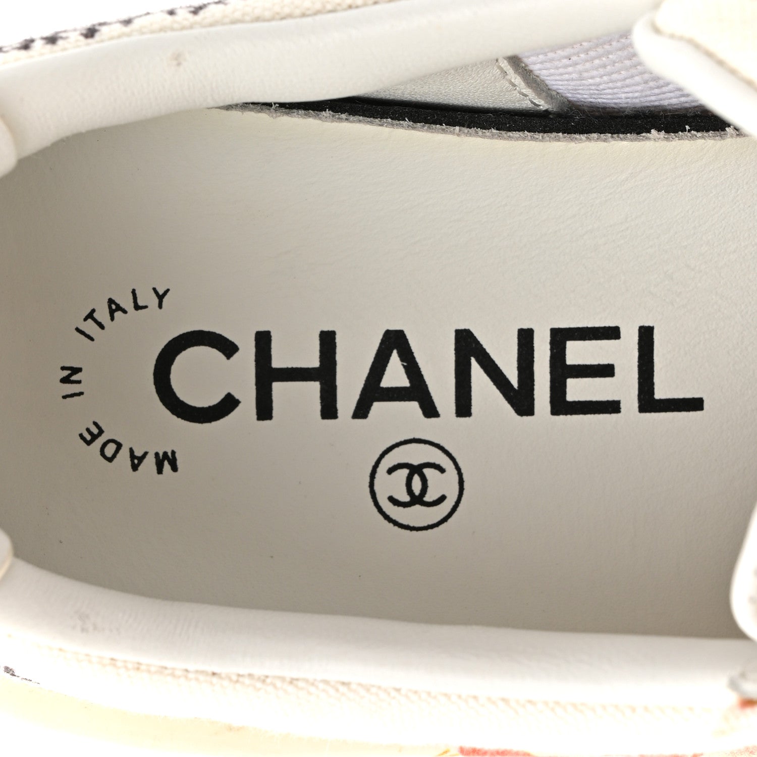 Chanel x Pharrell Williams Canvas Womens Sneakers 35 White Multicolor