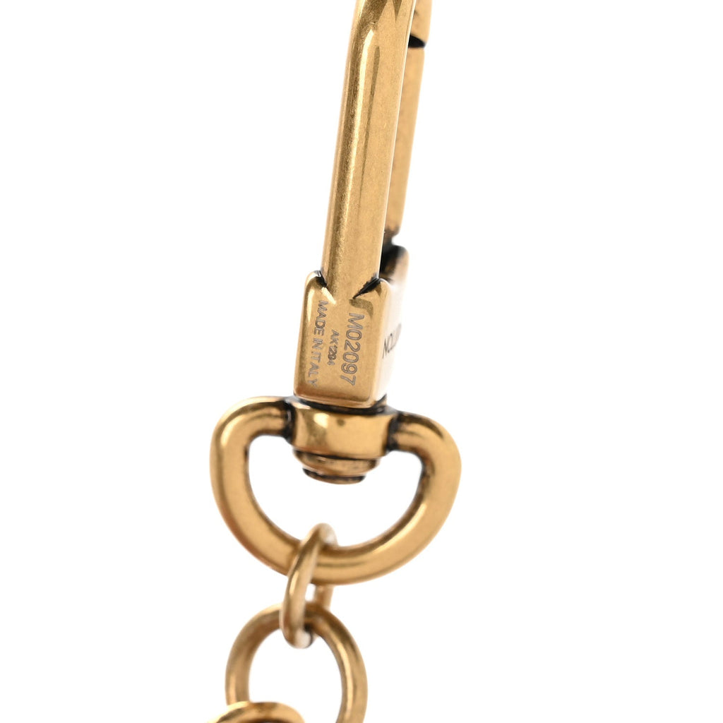 Louis Vuitton Chain Belt Pearls Bag Charm Gold