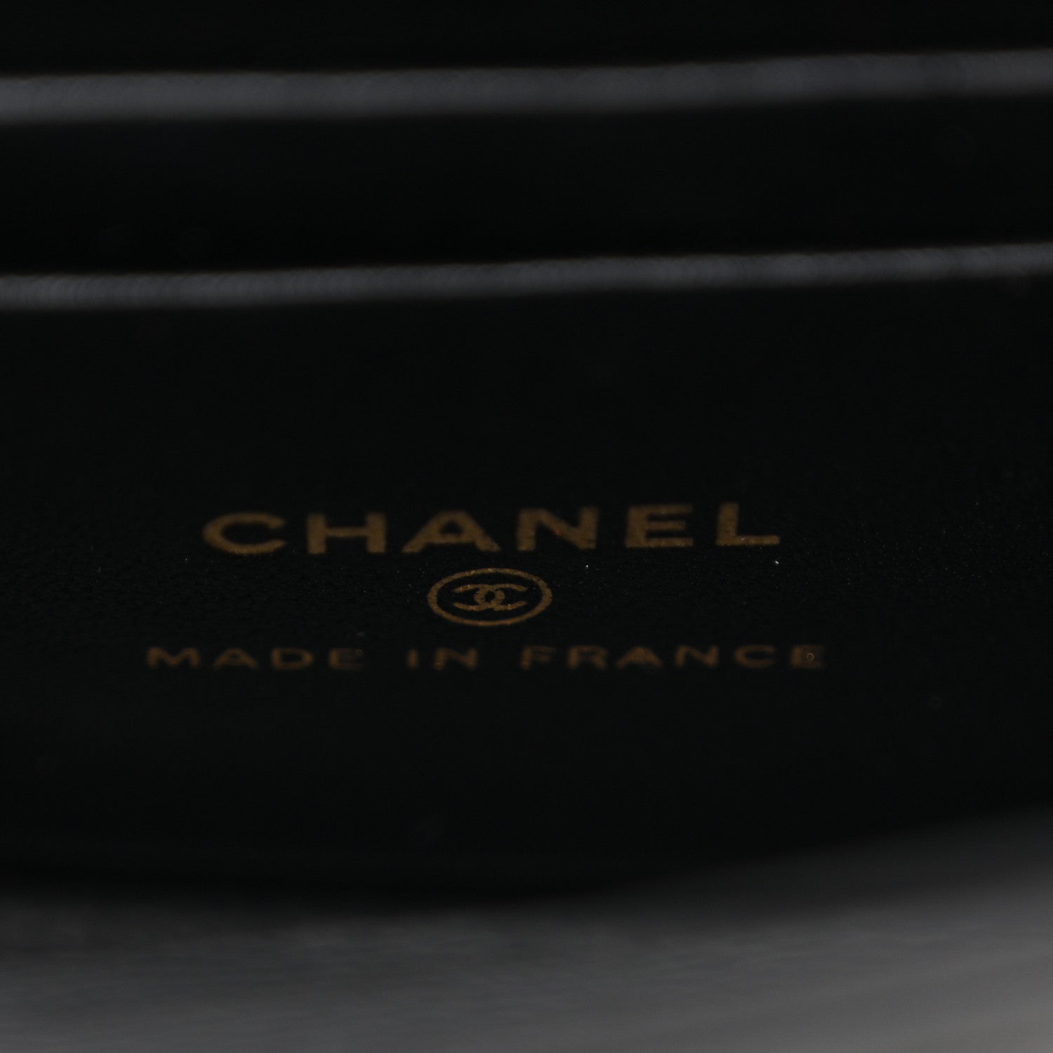 Chanel Lambskin Quilted Top Handle Flap Clutch With Chain Black