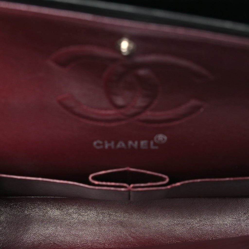 Chanel Lambskin Quilted Medium Double Flap Black